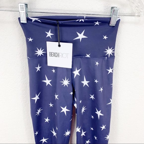Beach Riot Star Piper High Waist Leggings Star - Picture 4 of 8